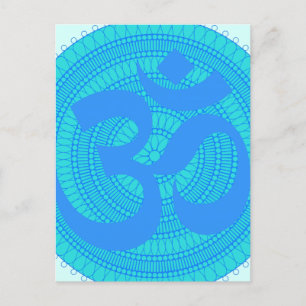 Beautiful Om postcard