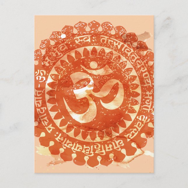 Beautiful Om postcard (Front)