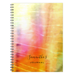 Beautiful Orange Abstract Journal