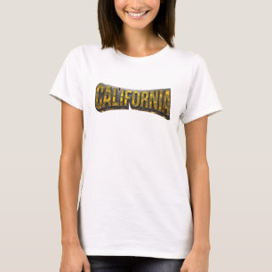Beautiful Orange CALIFORNIA Shirt Design