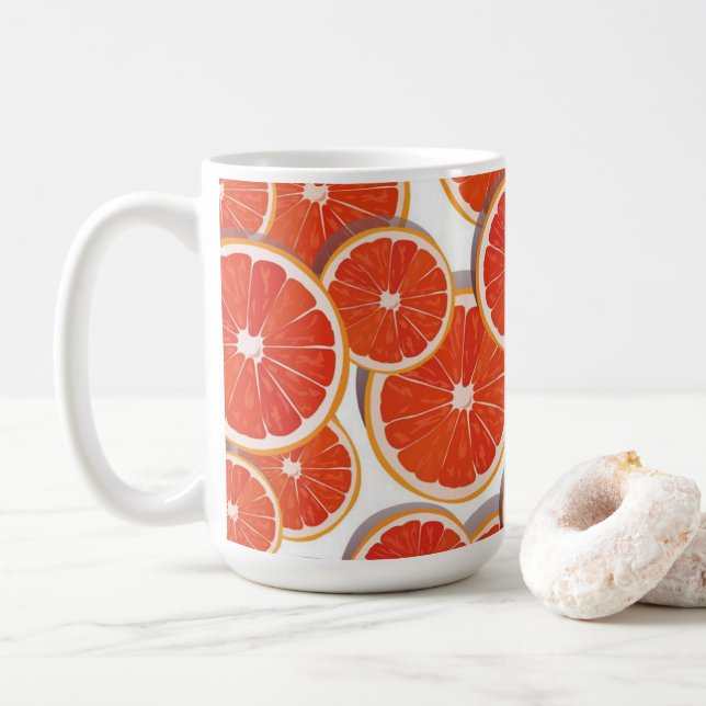Beautiful Orange Coffee Mug! Mug (With Donut)