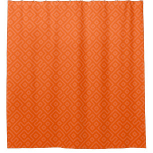 Beautiful Orange Geometric Endless Pattern