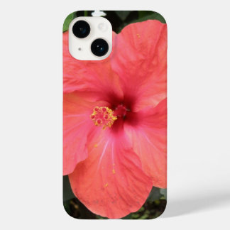 Beautiful Orange Hibiscus Flower Case-Mate iPhone 14 Case