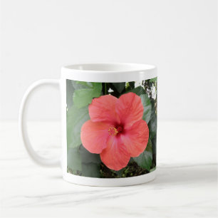 Beautiful Orange Hibiscus Flower Mug