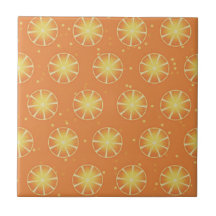 Beautiful orange home tiles