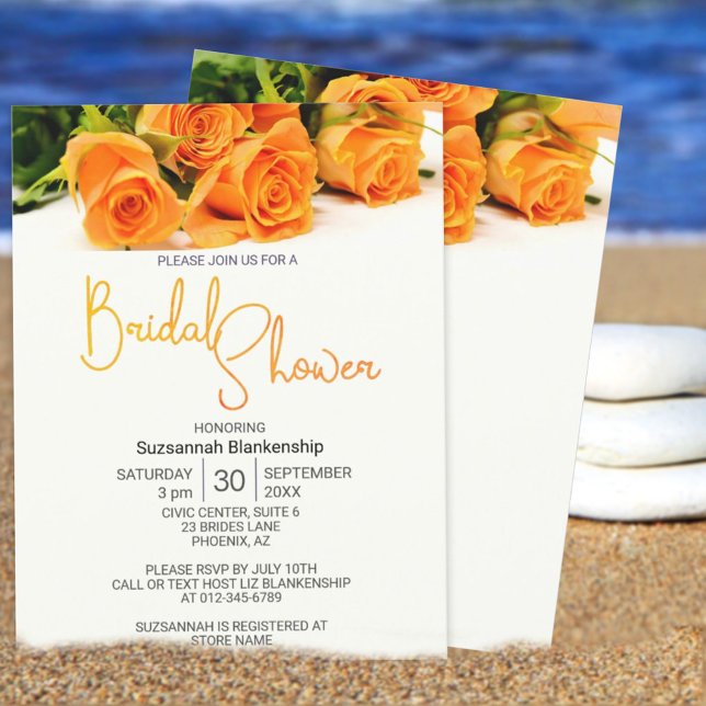 Beautiful Orange Rose Bouquet Template  (Creator Uploaded)