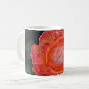 Beautiful orange rose coffee mug