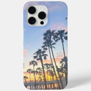 Beautiful Orange Sunset in Oceanside California iPhone 15 Pro Max Case