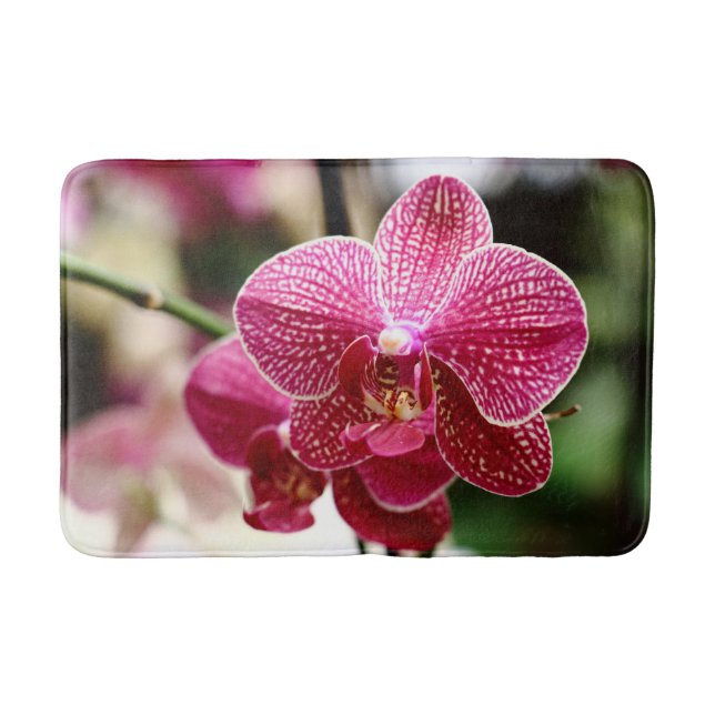 Beautiful Orchid Bath Mat (Front)