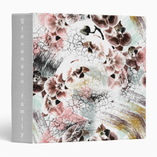 Beautiful orchid stylish binder