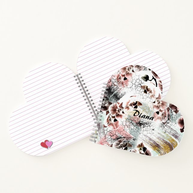 Beautiful orchid stylish notebook (Inside)