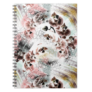 Beautiful orchid stylish notebook