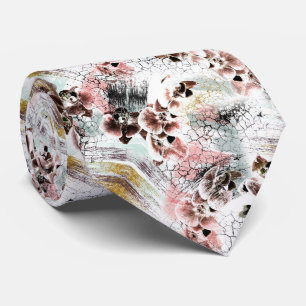 Beautiful orchid stylish tie