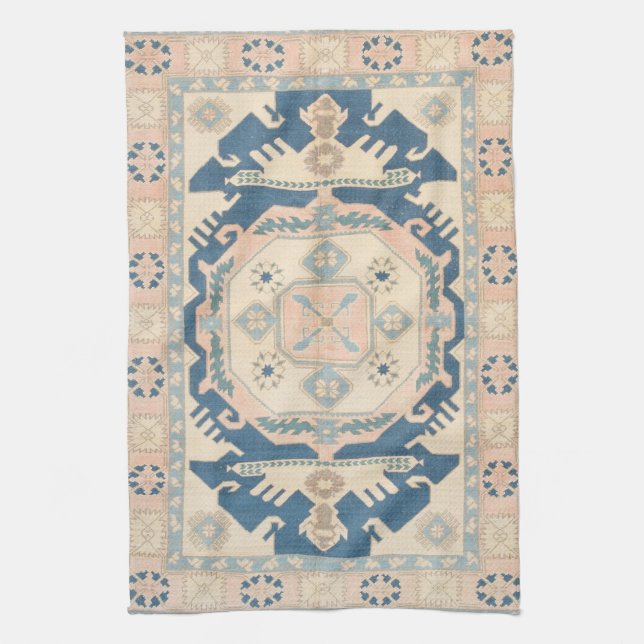 Beautiful Oriental Antique Kilim Rug  Kitchen Towel (Vertical)
