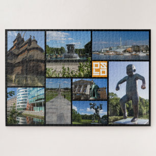 Beautiful Oslo. horizontal, Norway, Jigsaw Puzzle