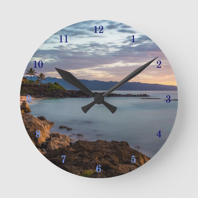 Beautiful Outdoor Scenery Wall Clock (Front)