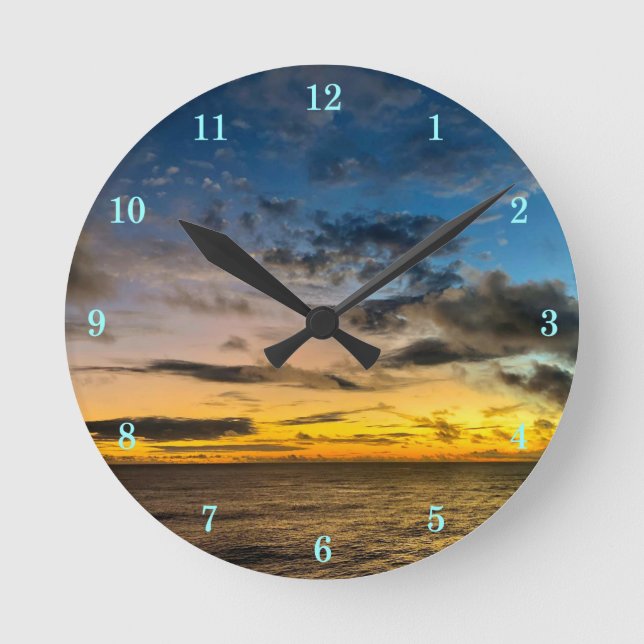 Beautiful Outdoor Scenery Wall Clock (Front)