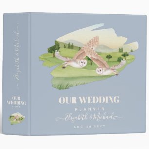 Beautiful OWLS Wedding Binder