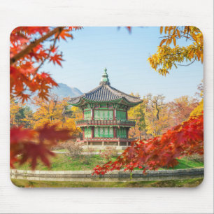 Beautiful Pagoda Gyeongbokgung Seoul Korea Mouse Pad