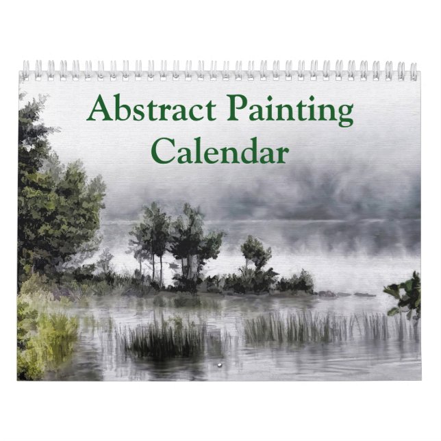 Beautiful Painting Abstract Art of Landscape 2025 Calendar (Cover)