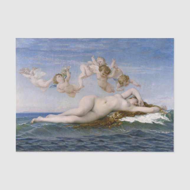 Beautiful Painting The Birth of Venus Decoupage Tissue Paper (Front)