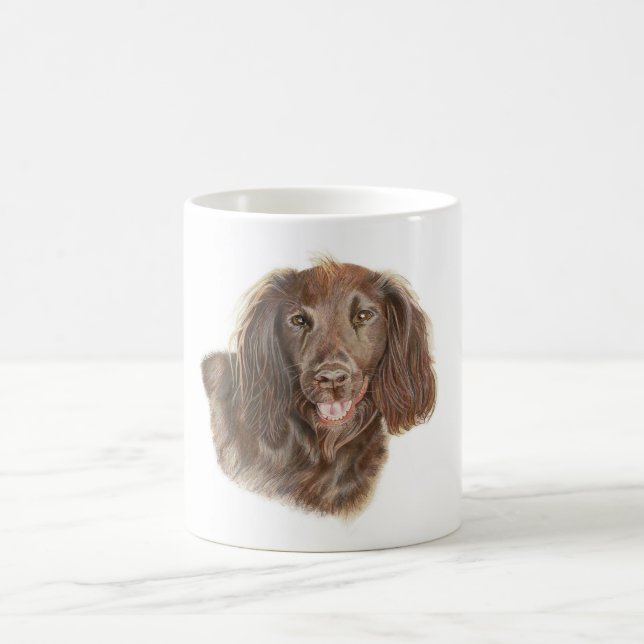 Beautiful Painting Working Cocker Spaniel Coffee Mug (Center)