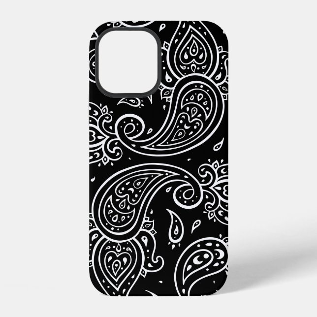 Beautiful paisley seamless pattern iPhone case (Back)