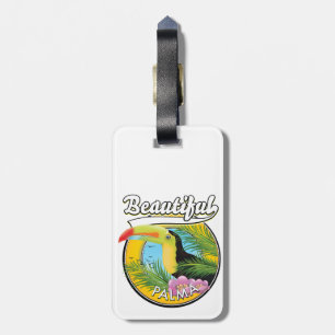 Beautiful Palma, toucan logo Luggage Tag