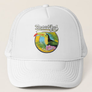 Beautiful Palma, toucan logo Trucker Hat