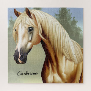 Beautiful Palomino Horse Jigsaw Puzzle