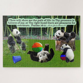 Beautiful Panda Scripture Puzzle Psalms 16:11
