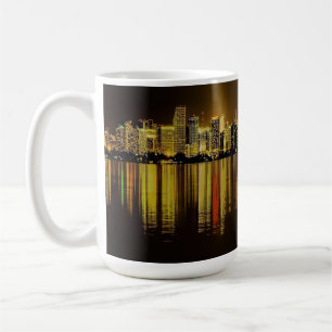 Beautiful Panoramic Miami Skyline Coffee Mug