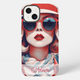 Beautiful Parisian Woman personalize iPhone 13 Case