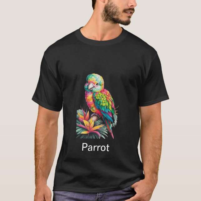 Beautiful Parrot  T-Shirt (Front)