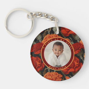 Beautiful party favour Floral Carnation Keychain