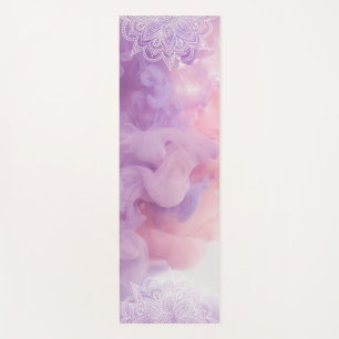 Beautiful Pastel Colored Mandala  Yoga Mat