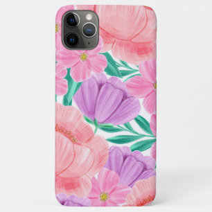 Beautiful Pastel Floral Watercolor iPhone 11 Pro Max Case