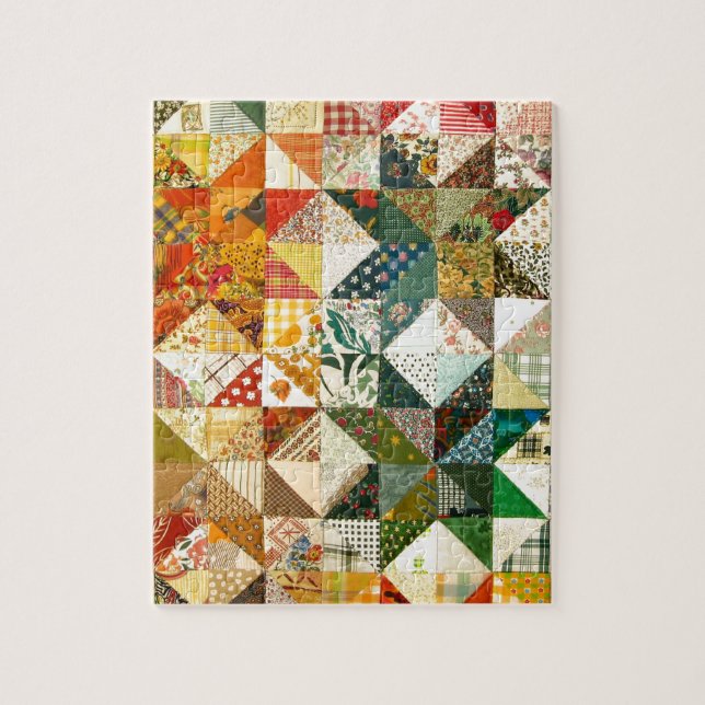 Beautiful Patchwork Jigsaw Puzzle (Vertical)