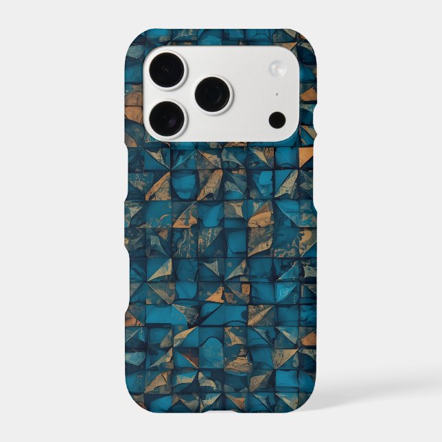 Beautiful Patchwork "Look" in Dark Teal (Back)