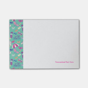 Beautiful Pattern With Summer Elements Post-it Notes