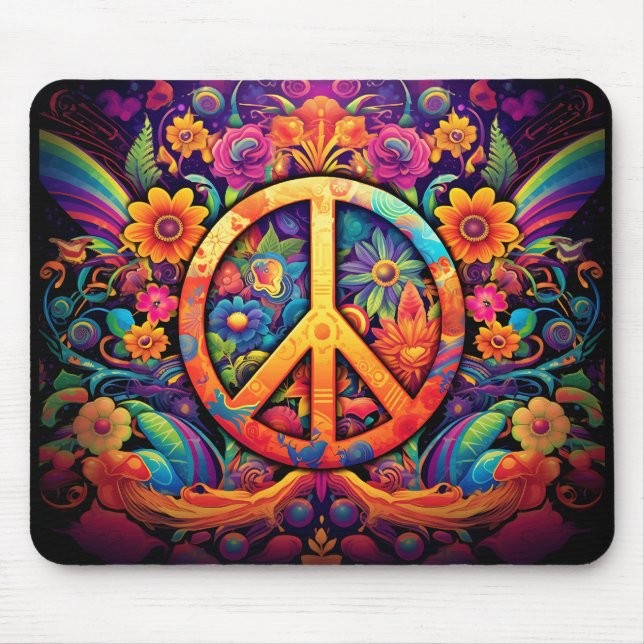 Beautiful Peace Mouse Pad (Front)