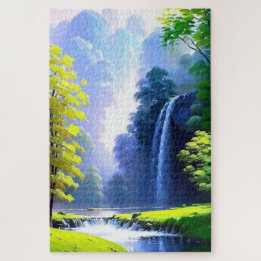 Beautiful Peaceful Nature Painting Puzzle