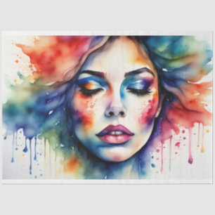 Beautiful peaceful Woman OFDT no1 Tissue paper