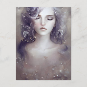 Beautiful Peaceful Woman Postcard