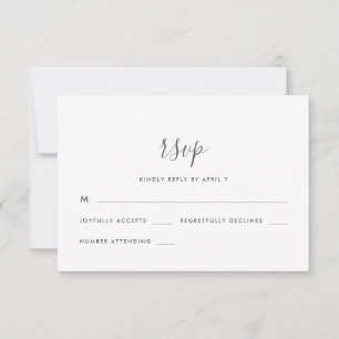 Beautiful Peach Blush Wedding Rsvp