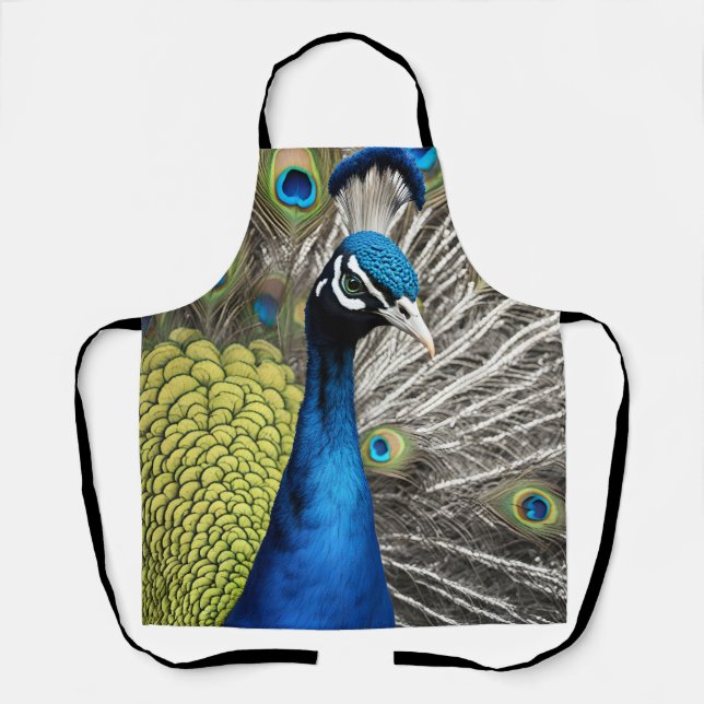Beautiful Peacock Apron (Front)