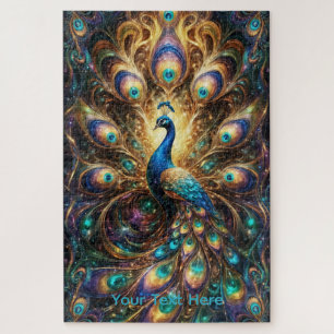 Beautiful Peacock Bird for Adults & Kids Jigsaw Puzzle