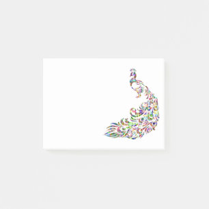 Beautiful Peacock Bird Post-It Notes