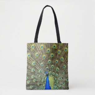 Beautiful Peacock Bird Tote Bag