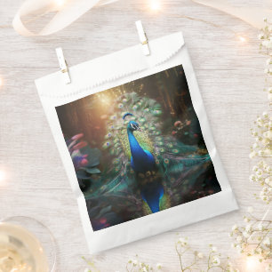 Beautiful Peacock  Favour Bag